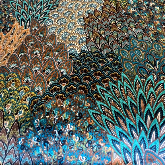 WETSEAL | Peacock Maxi Dress - Picture 2 of 4